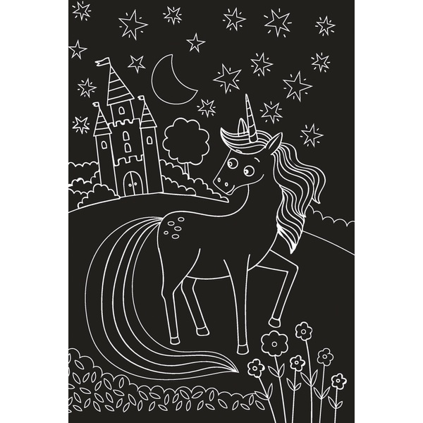 Scratch Art Fun Unicorns Book Smyths Toys UK