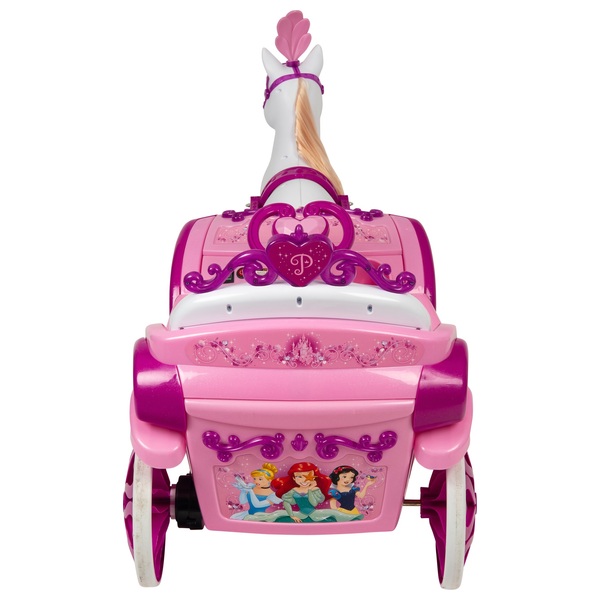 6V Disney Princess Royal Horse and Carriage Electric Ride On | Smyths ...