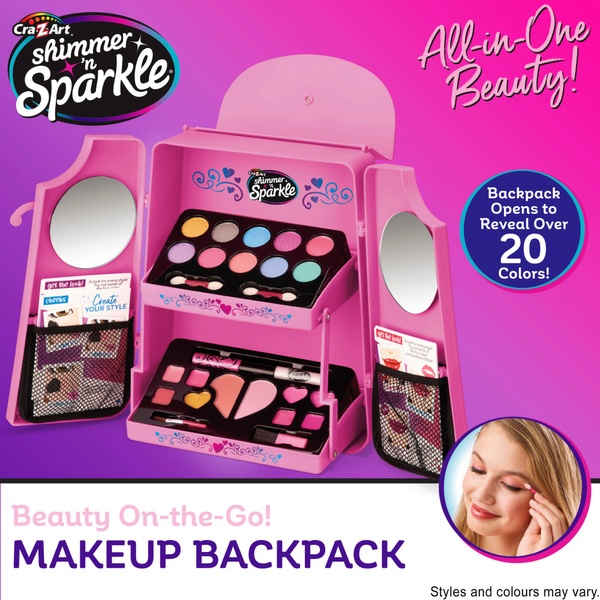 Shimmer 'n Sparkle AllinOne Beauty Make up Backpack Smyths Toys Ireland