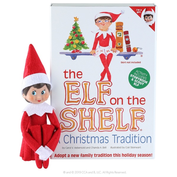 The Elf on the Shelf Christmas Tradition with Girl Scout | Smyths Toys ...