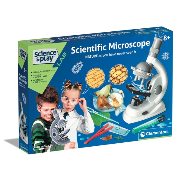 Clementoni Science & Play Scientific Toy Microscope Smyths Toys UK