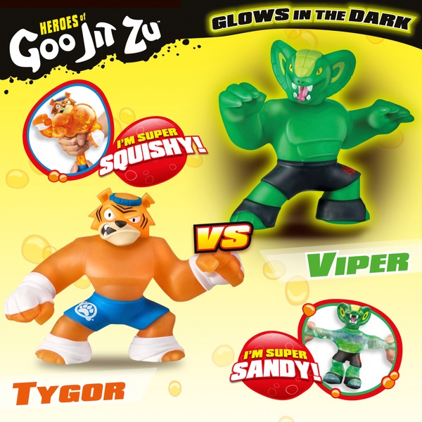 Heroes Of Goo Jit Zu: Tygor Vs Viper Versus Pack 