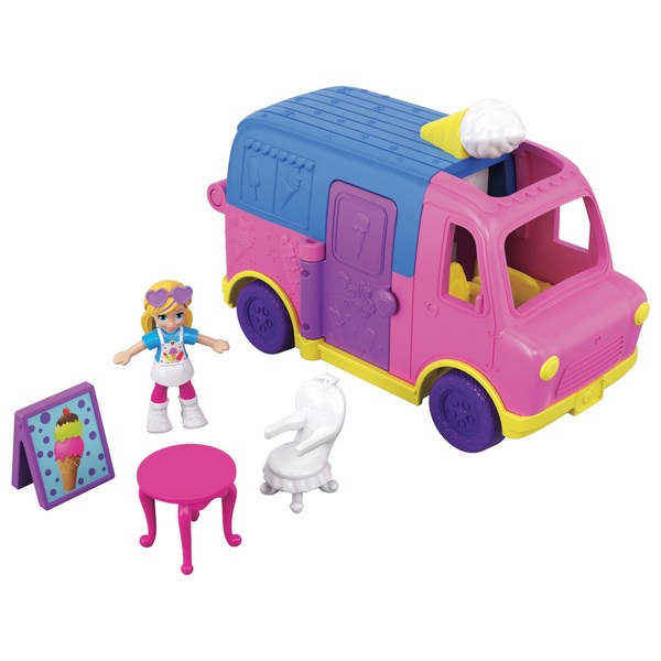 Polly Pocket Pollyville Ice Cream Truck Polly Pocket Uk - 