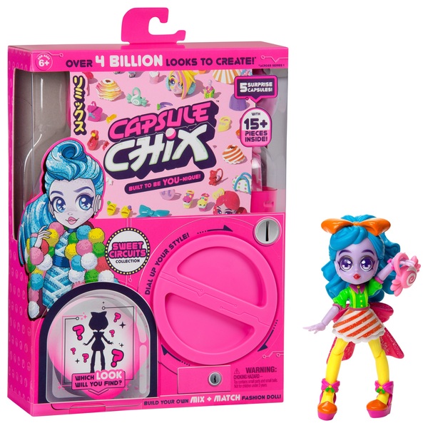 Capsule Chix Surprise Fashion Doll – Sweet Circuits - Smyths Toys UK