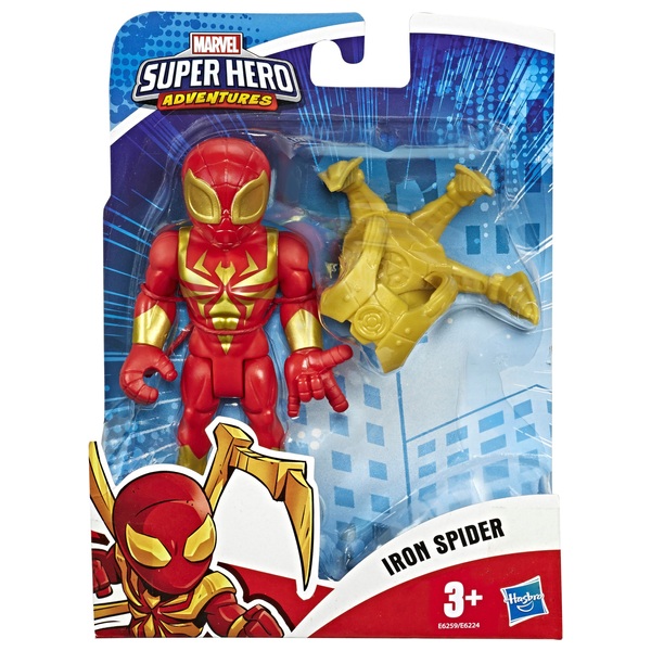 Iron Spider Action Figure With Spider Arms Accessory Playskool Heroes Marve Smyths Toys Ireland - iron spider roblox