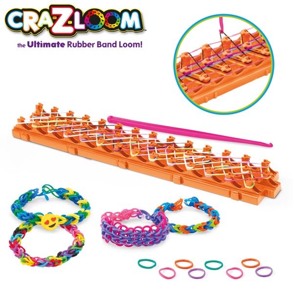 Cra-Z-Art Cra-Z-Loom Rubber Band Bracelet Maker