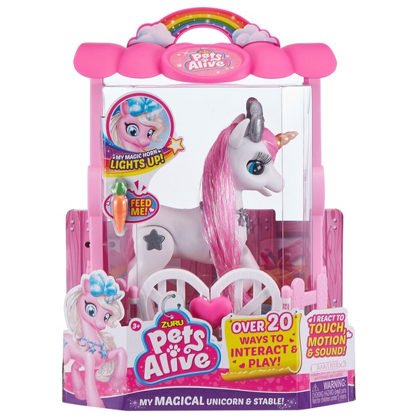 Pets Alive My Magical Unicorn and Stable Playset White - Other Fashion ...