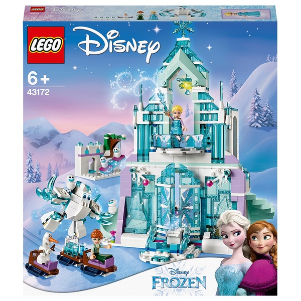 Lego 43172 Disney Frozen Elsa S Magical Ice Palace Castle Toy Smyths Toys Ireland - frozen castle with elsa olaf lets play roblox cookie