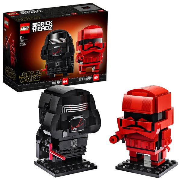 LEGO Star Wars Brickheadz 75232 Kylo Ren & Sith Trooper Brickhead ...