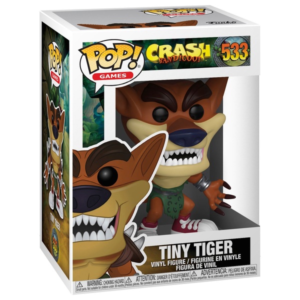 Pop Vinyl Crash Bandicoot Season 3 Tiny Tiger Figure Funko Pop Vinyl Uk - roblox crash bandicoot song id