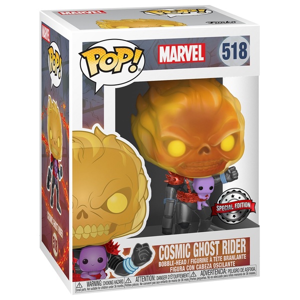 Pop Vinyl Marvel Cosmic Ghost Rider - video search for roblox thanos baby