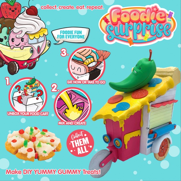 Foodie Surprise Pizza Cart Kitchens And Household Smyths Toys UK