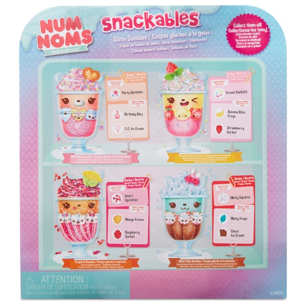 Num Noms Snackable Slime Sundaes Assortment - Smyths Toys Ireland