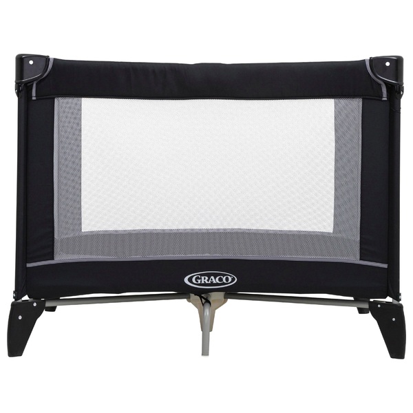 Graco Compact Travel Cot Black/Grey Smyths Toys