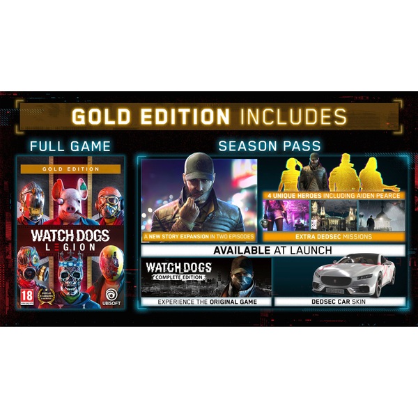 Watch Dogs Legion Gold Edition Xbox One - Smyths Toys