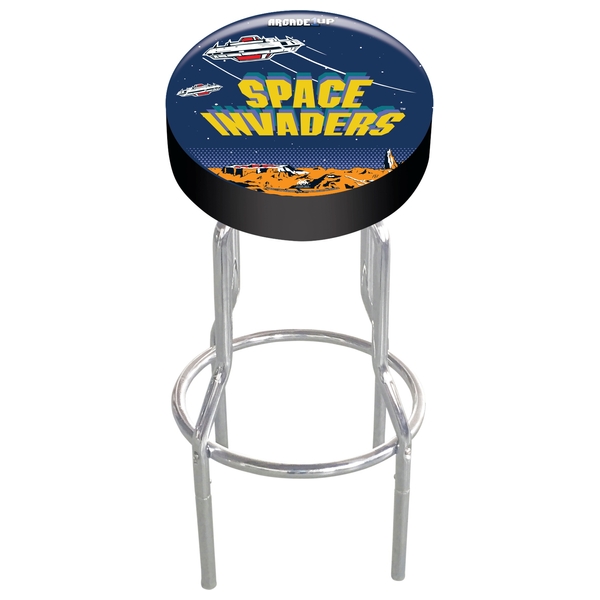Arcade1UP Adjustable Gaming Stool Space Invaders Smyths Toys