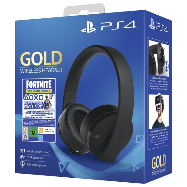 Sony Gold Wireless Headset Fortnite Neo Versa Bundle Gaming Headsets - golden gamer headset codes roblox