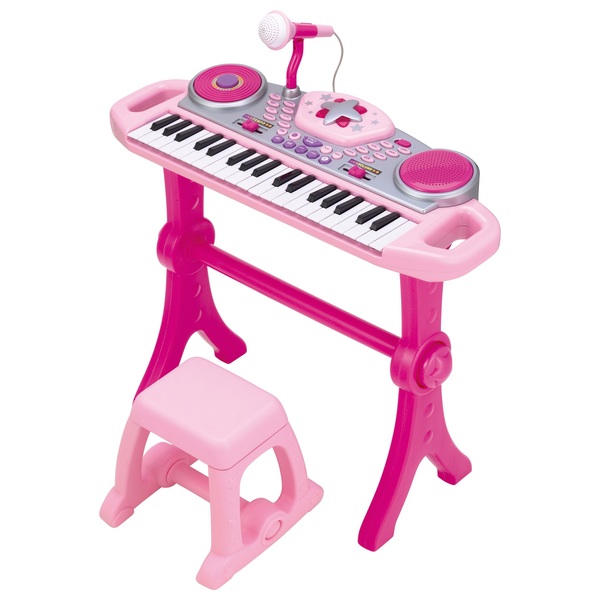 Big Steps Groove Rockstar Keyboard Pink | Smyths Toys UK