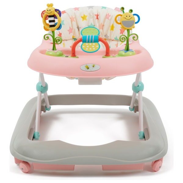 Babylo Bizzy Bee Pink Baby Walker Smyths Toys UK