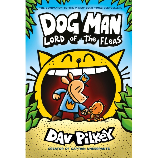 Dog Man 5 Lord Of The Fleas Paperback Book Big Kids Fiction Books - captain underpants book 4 roblox