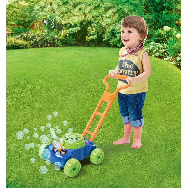 toddler lawn mower with bubbles