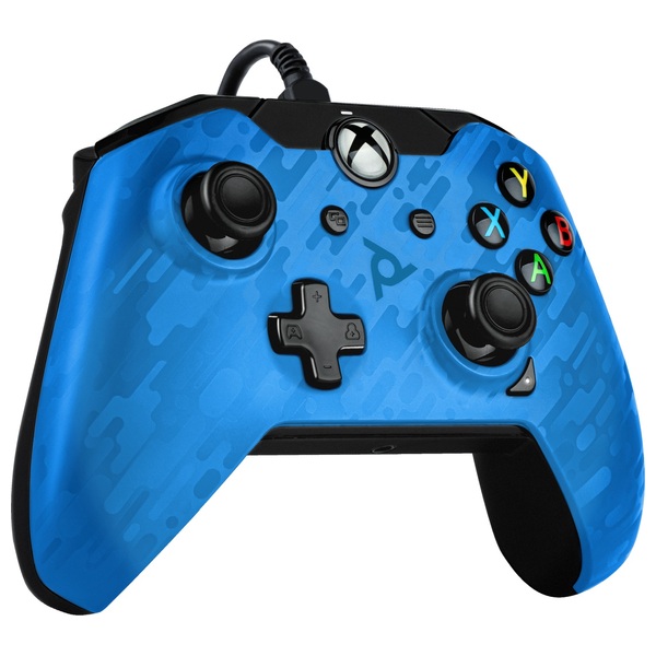PDP Gaming Blue Camo Wired Controller for Xbox One & Series X - Smyths ...