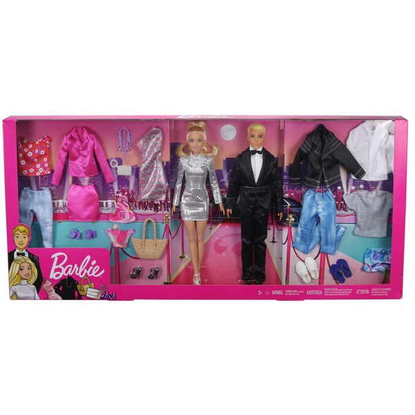 Tentakel zijde Imitatie Barbie & Ken poppen modeset met veel kleren | Smyths Toys Nederland