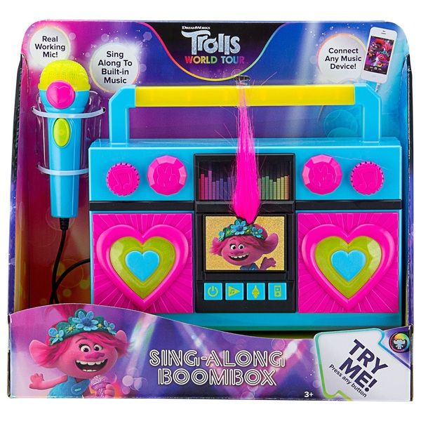 Trolls World Tour Sing-Along Boombox - Smyths Toys UK