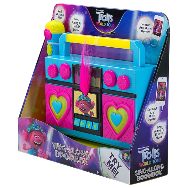 Trolls World Tour Sing-Along Boombox - Smyths Toys Ireland