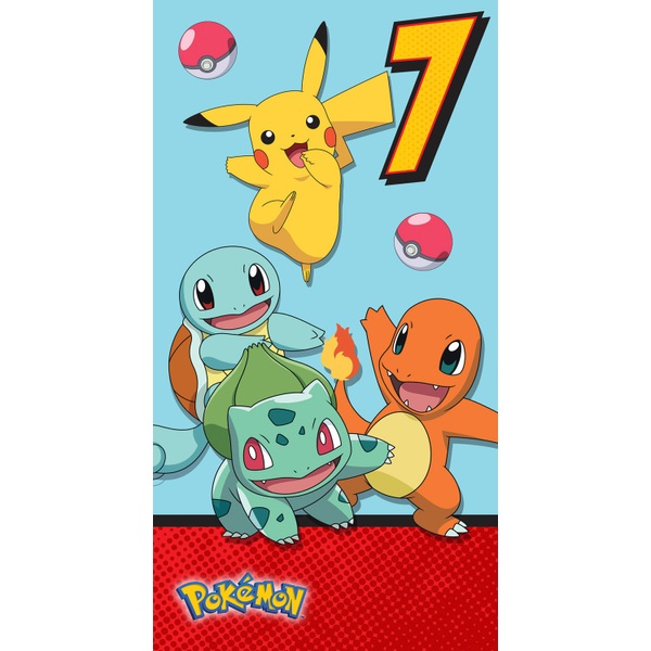 Pokémon Age 7 Birthday Card | Smyths Toys UK