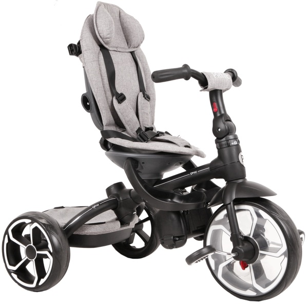 QPlay Prime 6-in-1 Trike Grey | Smyths Toys UK