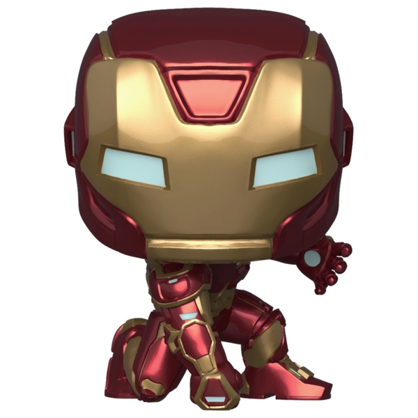 Pop Vinyl Iron Man Stark Tech Suit Avengers Game Smyths Toys
