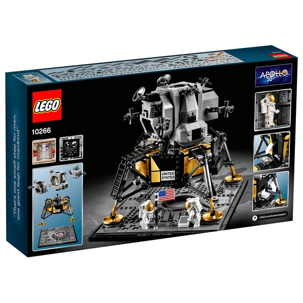 LEGO Creator 10266 NASA Apollo 11 Lunar Lander Set | Smyths Toys UK