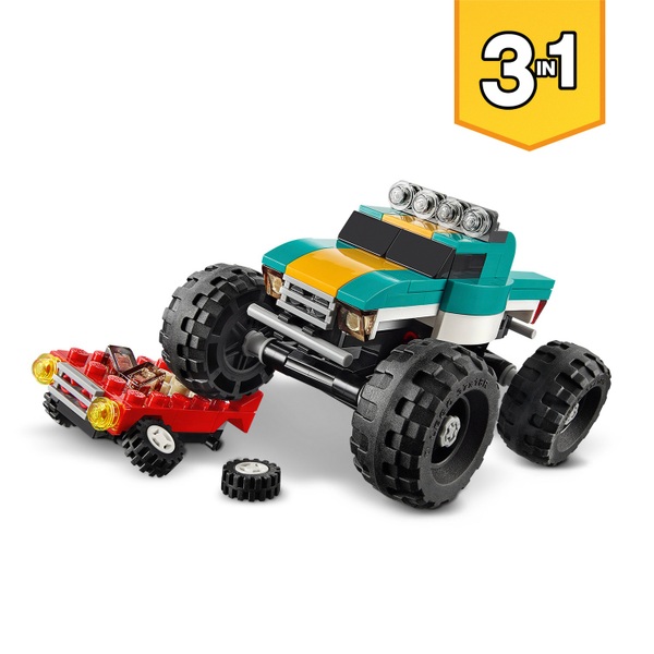 LEGO 31101 Creator 3-in-1 Monster Truck - Smyths Toys