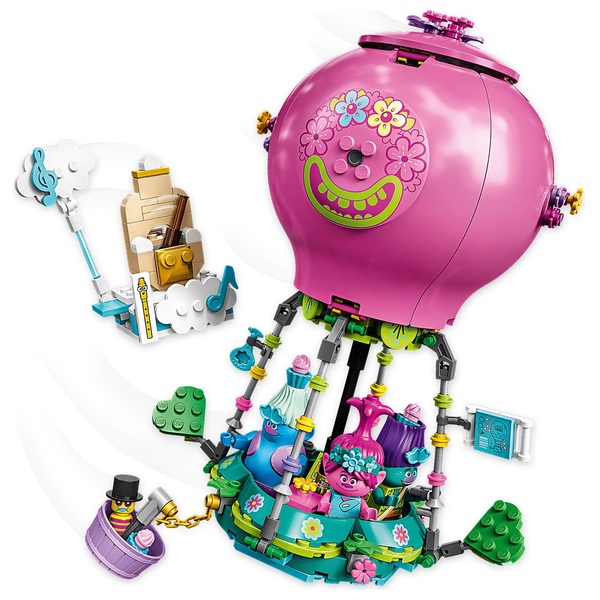 LEGO 41252 Trolls World Tour Poppy’s Hot Air Balloon Adventure Playset ...