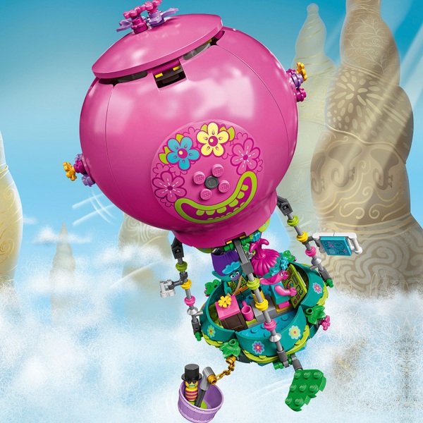 LEGO 41252 Trolls World Tour Poppy’s Hot Air Balloon Adventure Playset ...