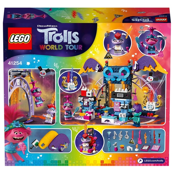 LEGO 41254 Trolls World Tour Volcano Rock City Concert Toy | Smyths Toys UK