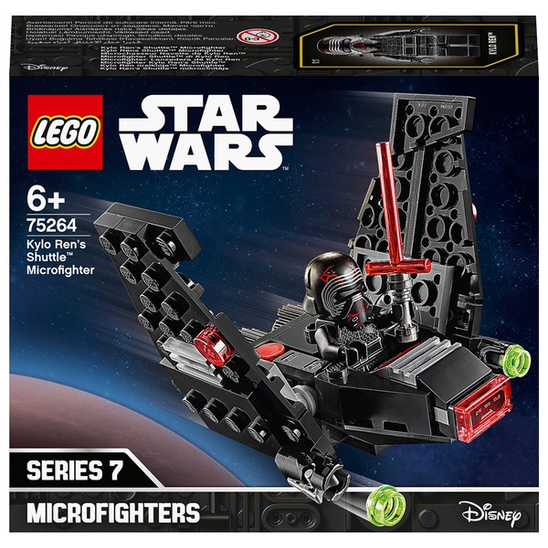 Lego 75264 Star Wars Kylo Ren S Shuttle Microfighter Set Smyths Toys Uk - event how to get kylo ren s helmet in roblox star wars rise of