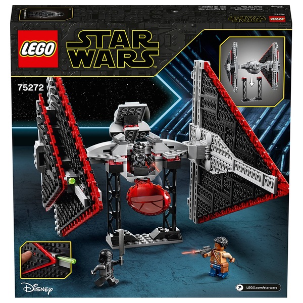 LEGO 75272 Star Wars Sith TIE Fighter Building Set - Smyths Toys UK