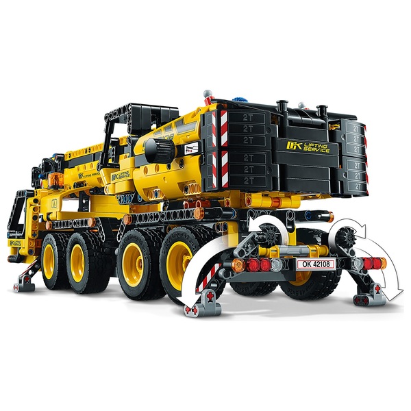 LEGO 42108 Technic Mobile Crane Truck Toy Construction Set | Smyths Toys UK