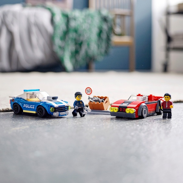 LEGO 60242 City Police Highway Arrest Cars Toy Set | Smyths Toys UK