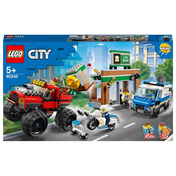 Lego 60245 City Police Monster Truck Heist Smyths Toys - login to roblox police catch