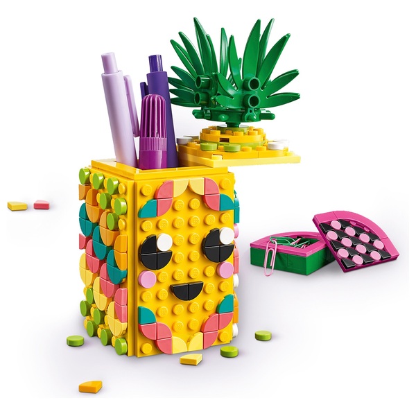 LEGO 41906 DOTS Pineapple Pencil Holder DIY Craft Set Smyths Toys UK