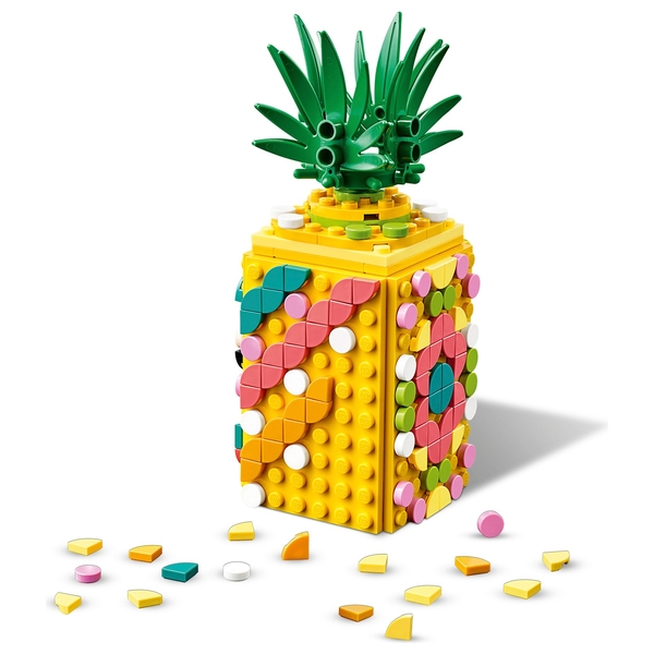 LEGO 41906 DOTS Pineapple Pencil Holder DIY Craft Set Smyths Toys UK