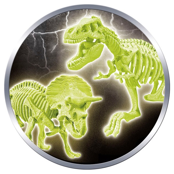 Clementoni - Archéo Ludic T-Rex & Tricératops