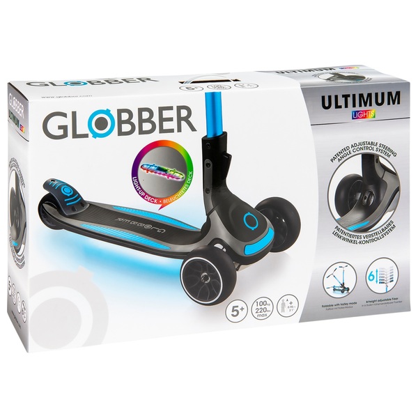 Globber - Ultimum LightsTrottinette Led 3 Roues - Bleu