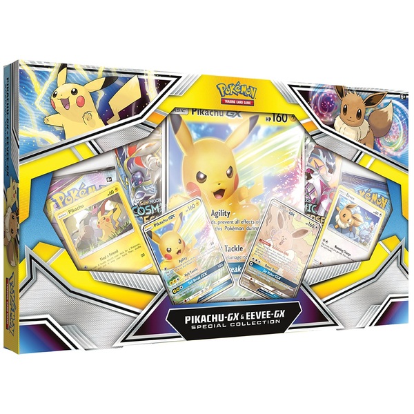 Pokémon Trading Card Game Pikachu & Eevee GX Special Collection Box ...