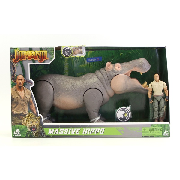 Jumanji - Massive Hippo with Figure - Smyths Toys UK