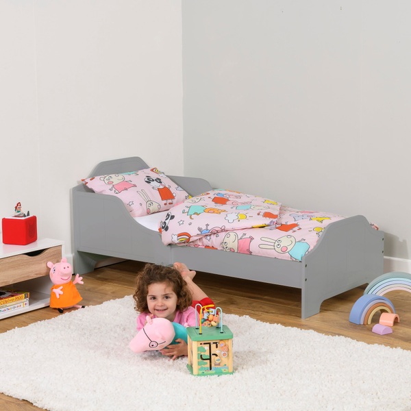Nested Toddler Bed Grey Smyths Toys UK