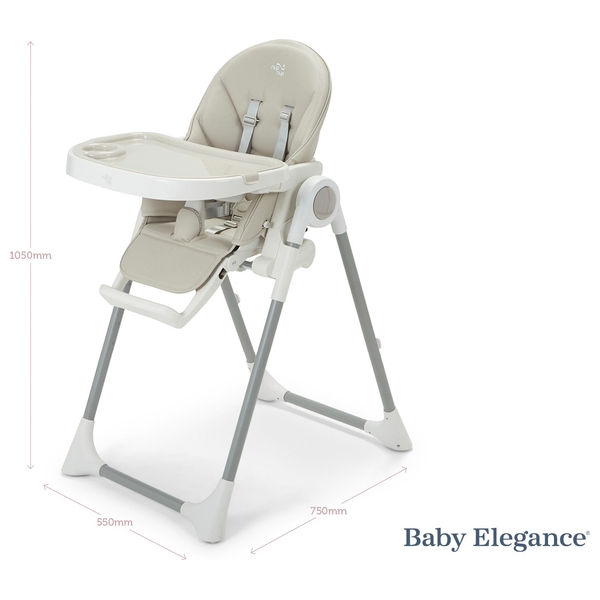 Baby Elegance Nup Nup High Chair in Warm Grey Smyths Toys UK